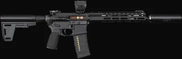 Shadow Systems E526 11.5-inch pistol with suppressor and Holosun red dot