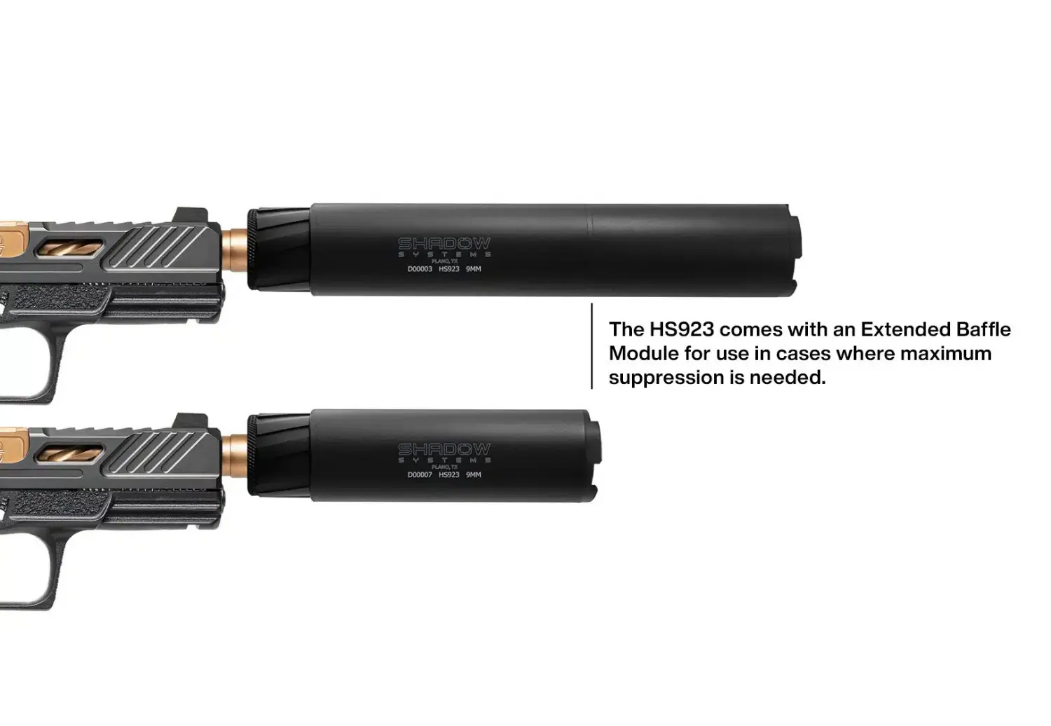 HS923 Modular 9mm Suppressor - Image 3