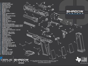 Shadow Systems MR920 Schematic Cleaning Mat (Gray)