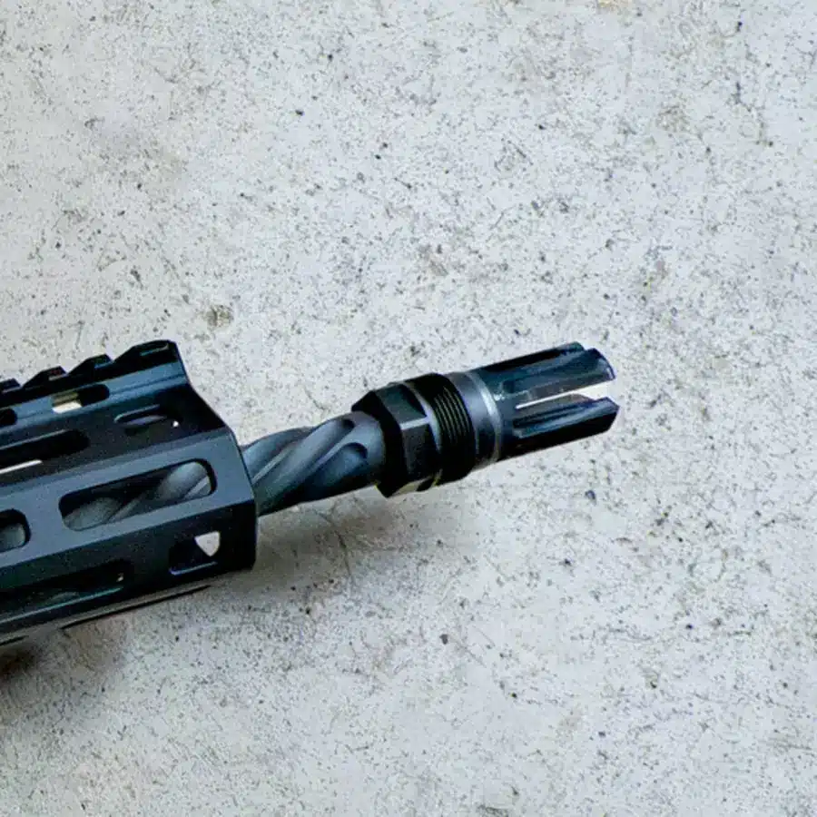U526 hybrid-profile chrome-lined barrel and muzzle device