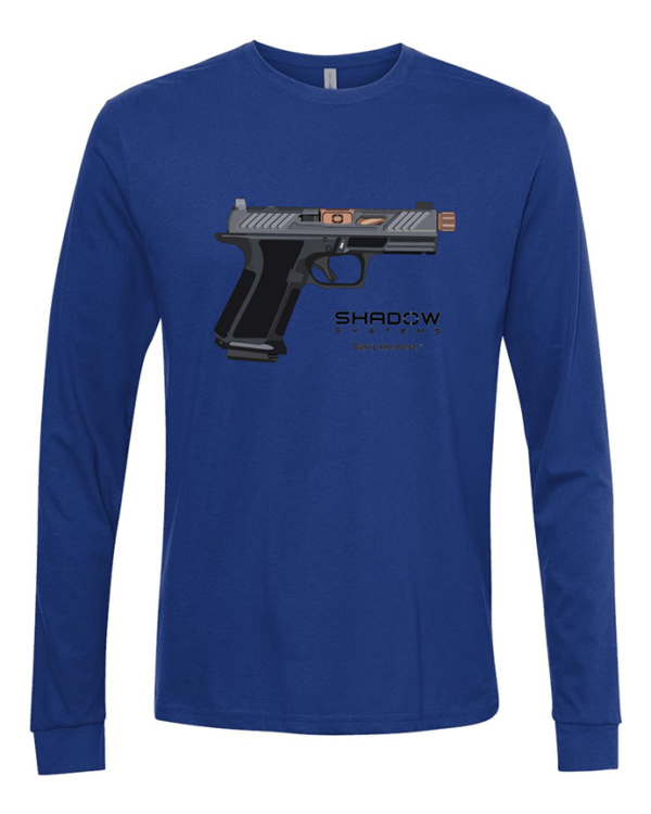 Shadow Systems 920 Long Sleeve T-Shirt - Royal Blue - Closeup