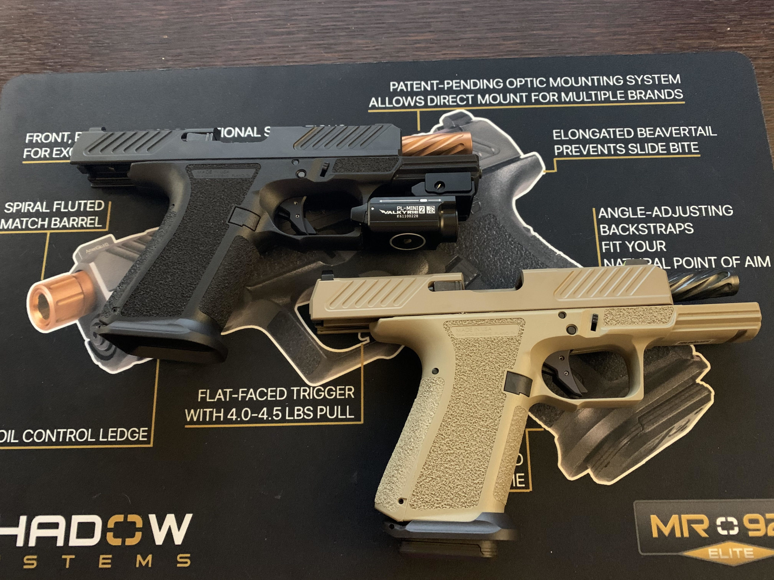 Edc Pistol Npoa Backstrap System Mr9 Combat